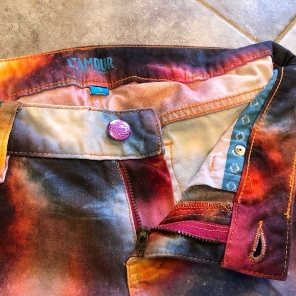 L’Amour Nanette Lepore galaxy denim leggings - Picture 7 of 12